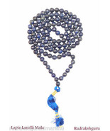 Lapiz Lazuli Collar / Lazuli Mala - 108 Cuentas - €107,32 EUR