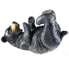 Zeckos Playful Bear Cub Wine Bottle Holder Kitchen Decor - £27.02 GBP