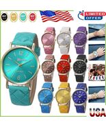 10-Pack Unisex Analog Quartz Watches - Elegant Leather Band in Vibrant C... - $995.30 MXN