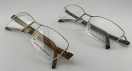 2 Authentic Porsche Design Half-Rim Eyeglasses P’8244 P’8210 Rx Italy Eyewear - £159.75 GBP