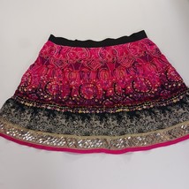 Roz & Ali Skirt Women's XL Multicolor A-Line Midi Elastic Waist Pull-On Skirt image 14