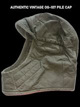 NEW OLD STOCK VIETNAM ERA 1971 OG-107 COLD WEATHER PILE CAP HELMET LINER... - €26,65 EUR