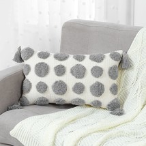 Boho Decorative Farmhouse Lumbar Throw Pillow Covers, 12X20, No Pillow Insert. - £31.61 GBP