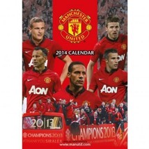 Manchester United FC 2014 Calendar English Premier League MAN U Red Devils new - £10.07 GBP