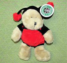 Starbucks Lady Bug Bearista Bear With Tag Plush Teddy 2001 Bug Stuffed Animal - £8.50 GBP