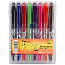 Pilot FriXion Ball Erasable Gel Pens 8/Pkg-Assorted Colors - £18.45 GBP