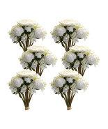 Peony Hydrangea Floral Bouquet (Set of 6) - $2,418.91 MXN