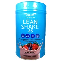 GNC Total Lean LEAN SHAKE 25 (Mixed Berry) 22oz. Hunger-Satisfying, High... - $34.77