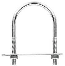 Hardware Essentials 320870 U-Bolt Round Saddle Zinc 3/8&quot; x 4-3/4&quot; x 3-1/2&quot; - $17.58