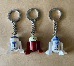 Genuine Lego Star Wars Mini Figure Astromech Droid Lot of Two R2-D2 &amp; One R7-A7 - £23.58 GBP