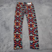 LuLaRoe Pants Womens One Size Multicolor Geo Printed Casual Pull On Legg... - £15.53 GBP