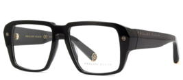 New Philipp Plein Vpp 081 Col. 0700 Hexagon BLACK-GOLD Authentc Eyeglasses 55-17 - £186.84 GBP