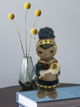 Sami family Stoneware Figurine Dorothy Clough Upsala Ekeby Sweden Female... - $38.99
