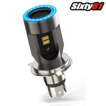 Suzuki GSXS 750 LED Bulb 2015-2021 Blue Angel Eyes Halo High-Low White 5000LM - £35.96 GBP