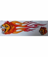 FL090 Flame Fire Motocross Scooter Sticker Racing Tuning 53x17 cm/21x10 ... - $17.82 CAD