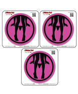 PANTY DROPPER PINK - 3 PACK Hard Hat Printed Sticker (size: 2&quot; color: PI... - $6.93 CAD