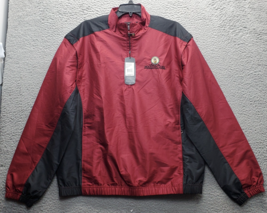 Greg Norman Golf Performance Windbreaker Jacket Men&#39;s M Multi Mock Neck ... - $34.46