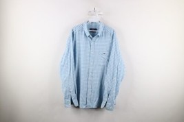 Vineyard Vines Mens L Classic Fit Tucker Shirt Linen Blend Flannel Button Shirt - £35.44 GBP