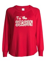 Secret Treasures Women&#39;s Long Sleeve Hacci Shirt 3XL (22-24W) Tis The Season Red - £10.50 GBP