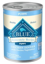 Blue Buffalo Life Protection Puppy Chicken Flavor Wet Dog Food, 12.5 oz. 1 Can - £9.87 GBP