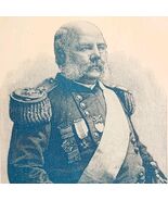 1891 Major General Schofield Wood Engraving Victorian Indian War History... - $29.99