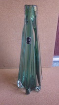 Vintage Mcm Hokuyo Japan Art Glass Sommerso Vase C1960&#39;S Label - £107.77 GBP