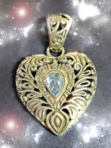 Haunted Necklace Salem Witches Highest Wizard&#39; Heart Many Gifts Of Rare Magick - £79.35 GBP