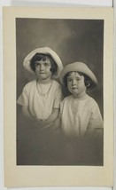 Most Adorable Children in Sun Hats Jewelry c1910 RPPC Postcard O7 - £7.95 GBP