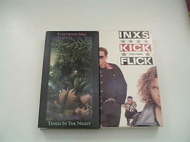 Vintage fleetwood mac and inxs vhs tape tango in the night and inxs kick... - $370.78 MXN