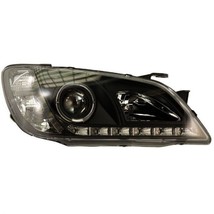 ATS Pair LED DRL Lightbar Halo Headlights Lexus IS300 1998-2005 - Black LHD - £339.38 GBP