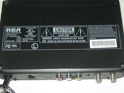 RCA model DTA 800B1 (ac) Digital/Analog signal pass through TV Converter Box DTV - $44.51