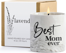 Mother&#39;s Day Gifts for Mom from Daughter Son, Best Mom Ever Gifts Lavender Scent - £24.50 GBP