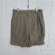 Vintage Bugle Boy Shorts Pleated Mens 36 Khaki Style 90702A80 New With Tags - $16.65