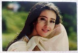 Bollywood Actor Manisha Koirala Rare Photograph Photo 12.5 X 19 cm - £18.69 GBP