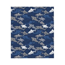 Thick  Shark decorative Flannel  fleece throw blanket 40x50  50X60 kid boys - £18.12 GBP+