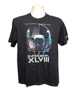 Seahawks vs Broncos Super Bowl XLVIII Adult Medium Black TShirt - £11.83 GBP