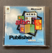 Microsoft Publisher CD Deluxe Designed for Windows 95 CD-ROM - £7.22 GBP