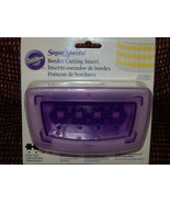 Wilton Sugar Sheets Border Cutting Insert Flower Chain NEW - €17,26 EUR