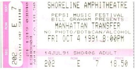 Manhattan Trasferimento Ticket Stub Ottobre 4 1991 Mountain Vista California - £31.39 GBP