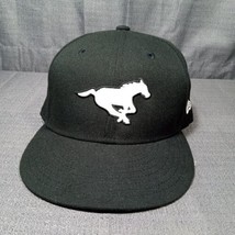 New Era 59Fifty Mustang Black White Baseball Cap Hat Adjustable Size 8 F... - $19.95