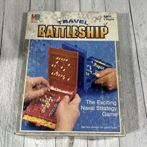 Vintage Travel Battleship Game 1984 MB Milton Bradley Complete - $8.72