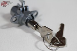 65-66 Mustang Ford Glovebox Lock Cylinder Keys Deluxe Flat Door New - $26.16
