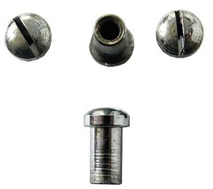 1953-1957 Corvette Nut Set Parking Lamp Bezel Barrel 4 Pieces - £19.74 GBP