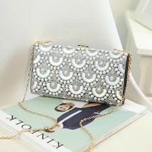 2023 New Sequined  Women&#39;s bag Bling Bling Clutch  Chain  Party Handbags  Evenin - £95.08 GBP