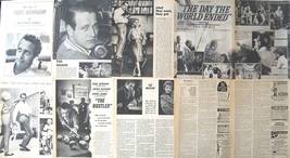 PAUL NEWMAN ~ (19) Color and B&amp;W Articles, PIN-UPS from 1960-1980 ~ Clippings - £9.25 GBP