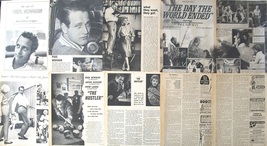 PAUL NEWMAN ~ (19) Color and B&amp;W Articles, PIN-UPS from 1960-1980 ~ Clippings - £9.43 GBP