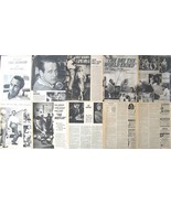PAUL NEWMAN ~ (19) Color and B&amp;W Articles, PIN-UPS from 1960-1980 ~ Clip... - $218.96 MXN