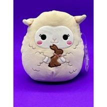 Squishmallows Easter Sophie The Lamb 8&quot; Plush With Chocolate Bunny 2024 Stuffed - £18.47 GBP