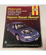 Haynes 24048 Repair Manual Chevrolet Lumina, Monte Carlo, Impala (1995-2... - $298.35 MXN