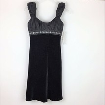 New NWT Badgley Mischka Rayon Black Dress size 0 - £79.60 GBP